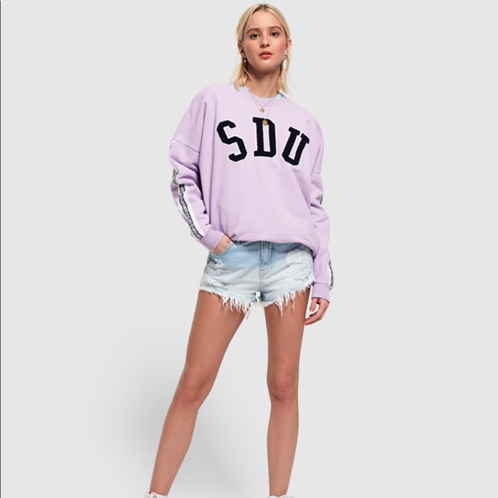 New! Superdry sweat shirt XS (US 4)